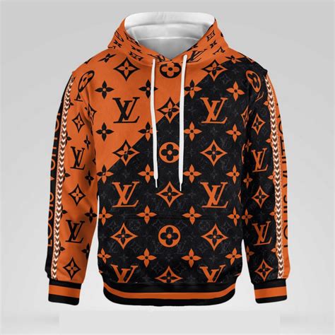 lv orange hoodie